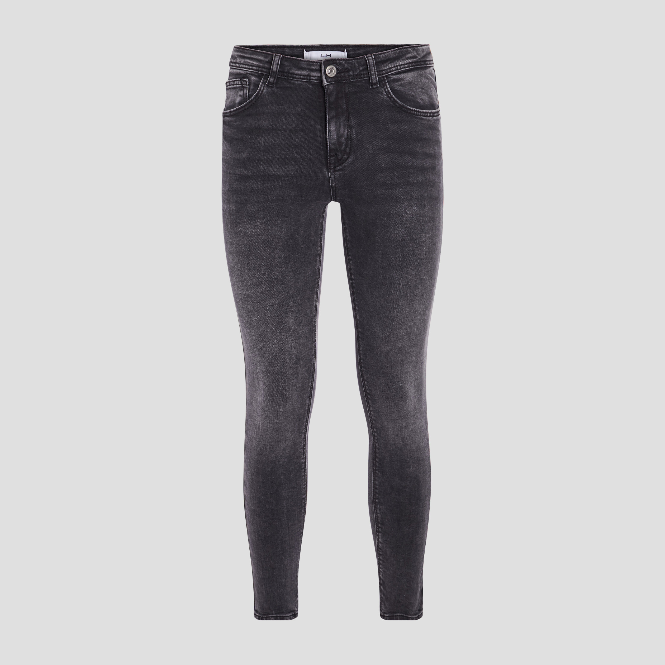 Jeans skinny push-up denim noir femme | La Halle