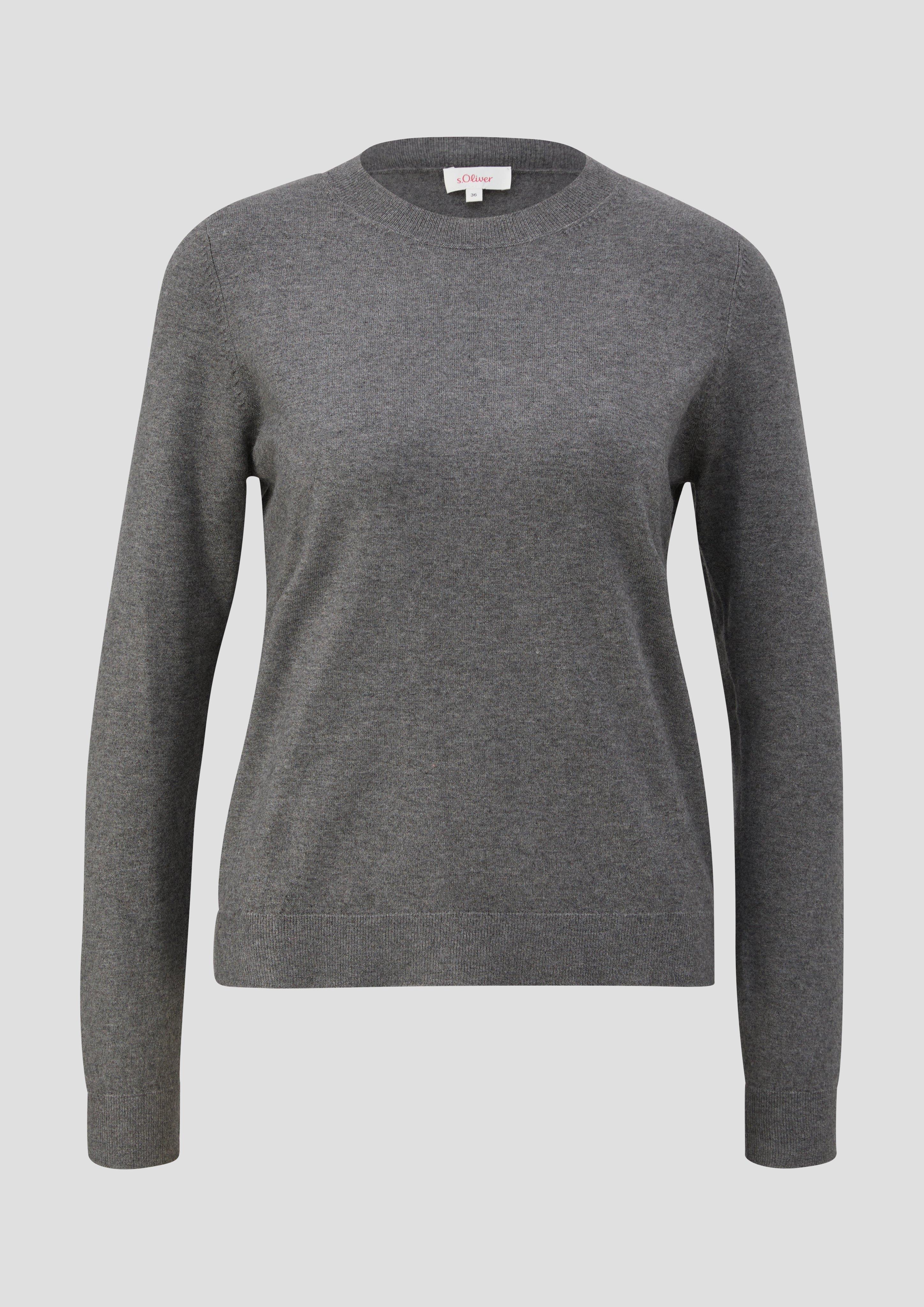 Feinstrickpullover aus Viskosemix  2137616-9730