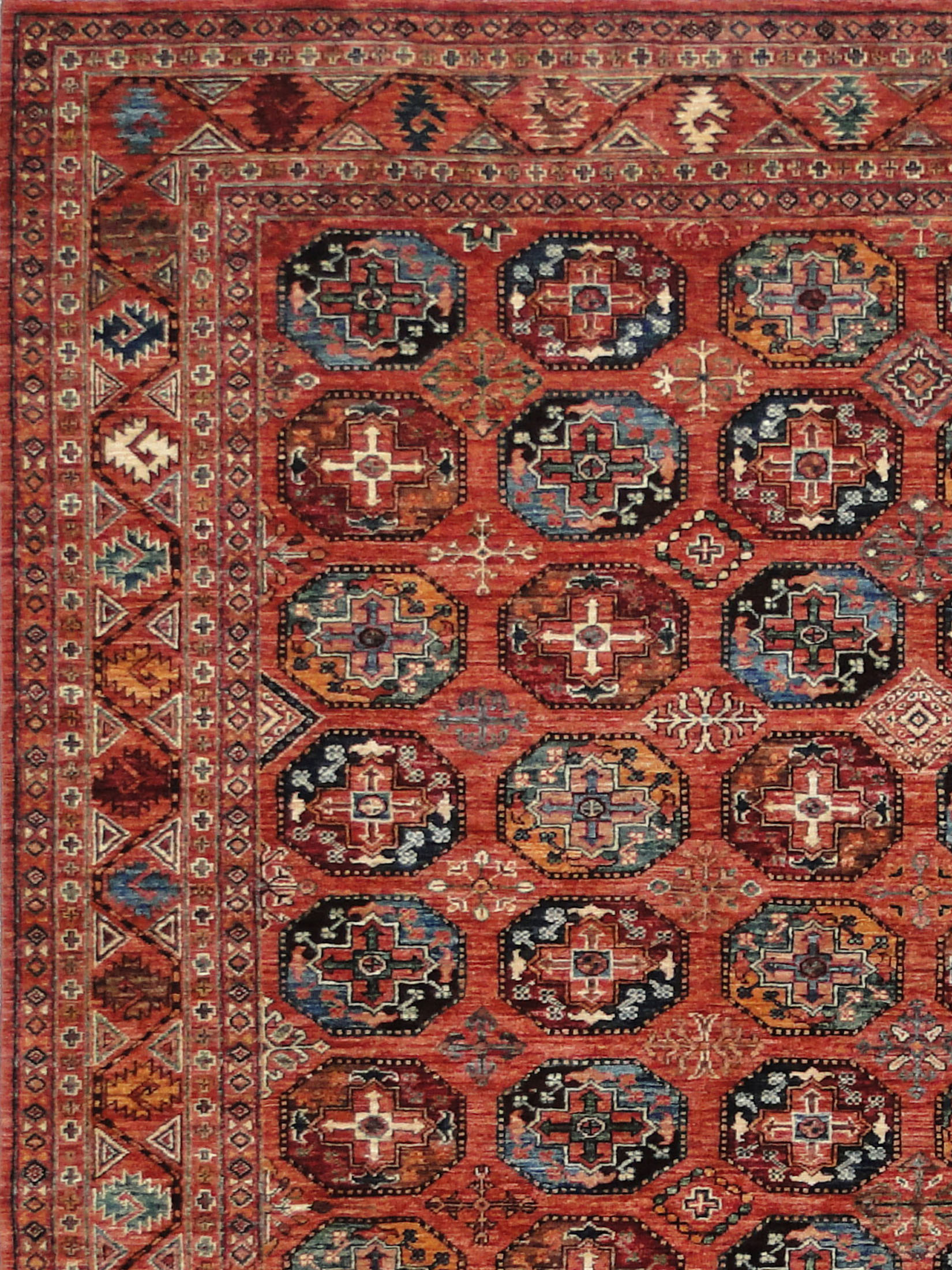 Buchara Ghazni ca. 240 x 171 cm, Unikat / Einzelstück