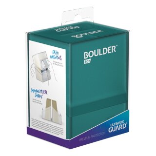 Ultimate Guard Boulder Deck Case 80+ Standard Size Malachit
