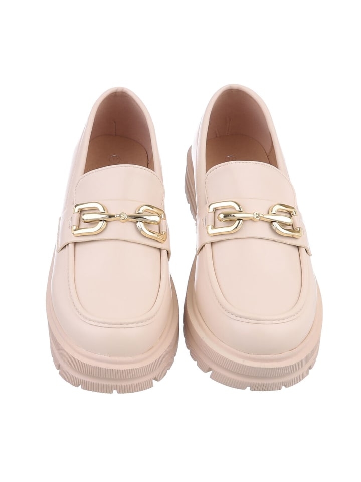 Ital-Design Halbschuh in Beige günstig kaufen
