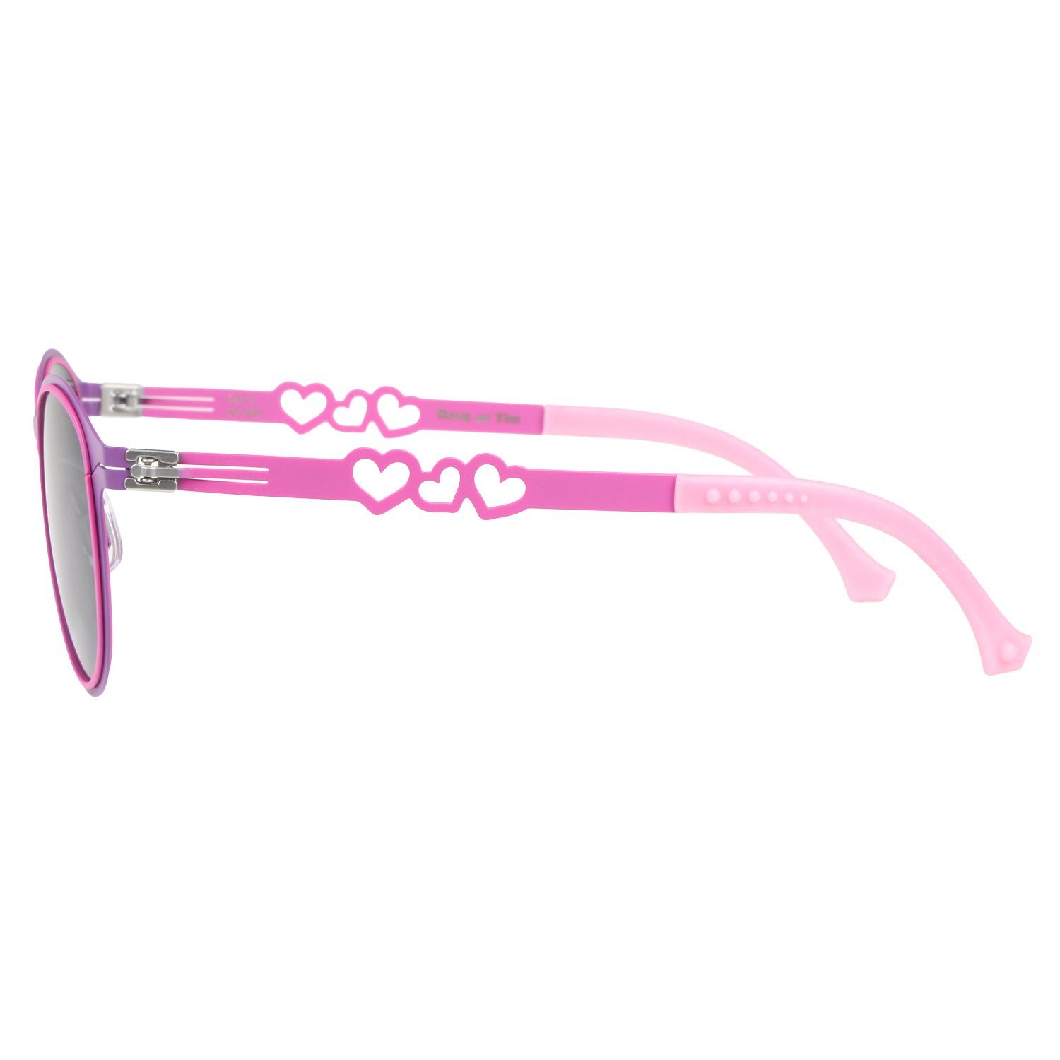 ActiveSol SUNGLASSES Sonnenbrille Kinder Sonnenbrille, Private Eyes, 3-8 Jahre pulverbeschichteter Metallrahmen, weiche Ohrenschoner, leicht 15g