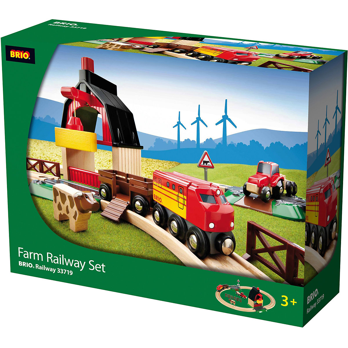 Bahn Bauernhof Set