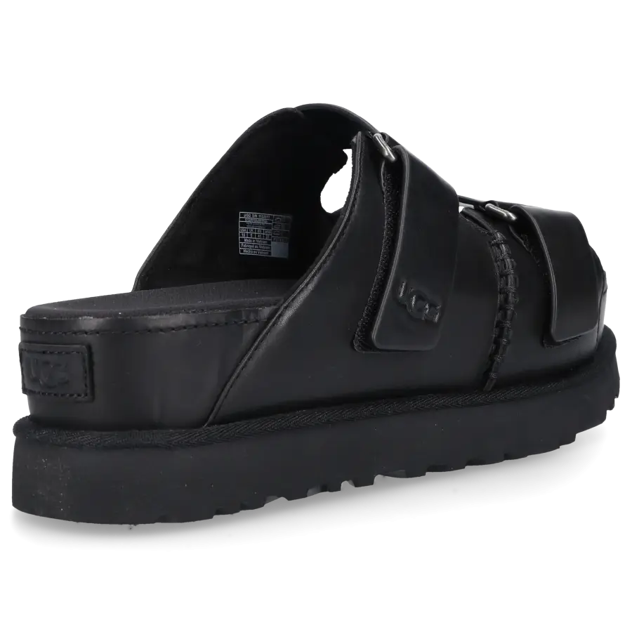 UGG - Sandalen GOLDENSTAR HI Kalbsleder - schwarz