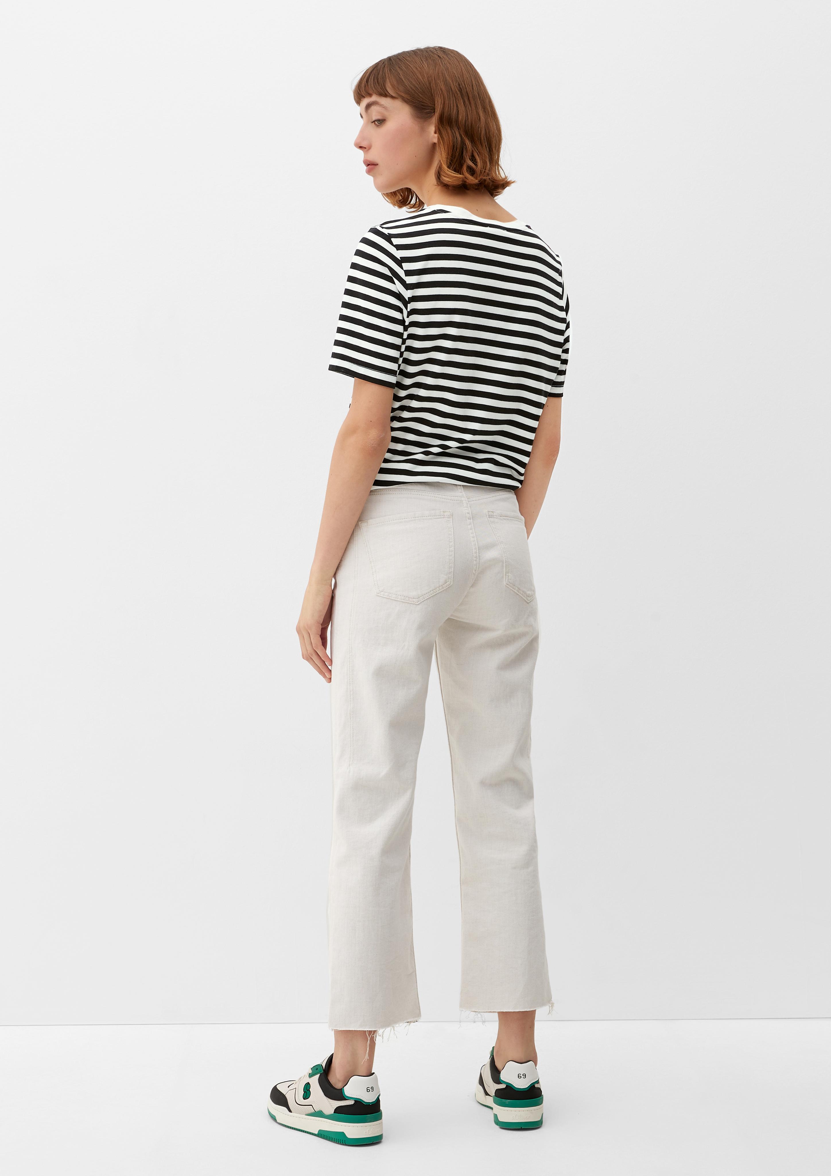 Streifenshirt mit Knoten-Detail  2130318-99G9