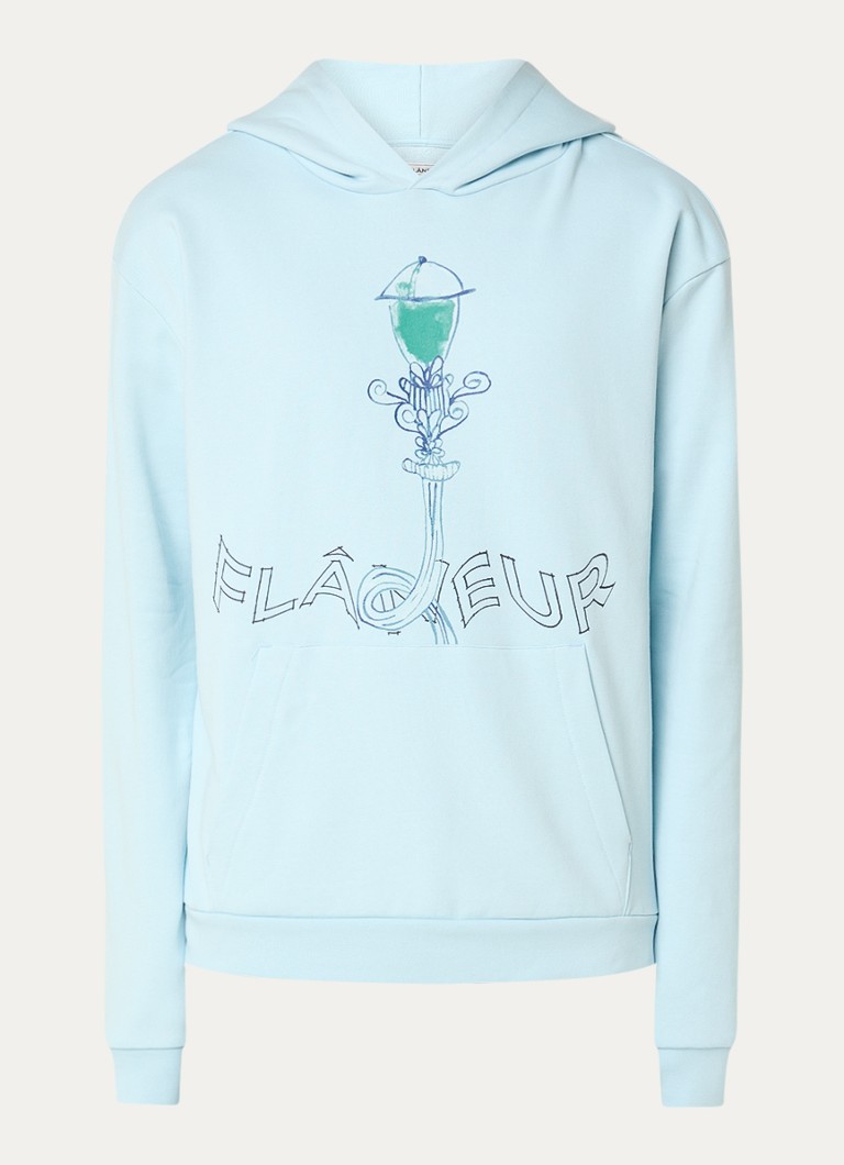 FLÂNEUR Lantern hoodie with logo print