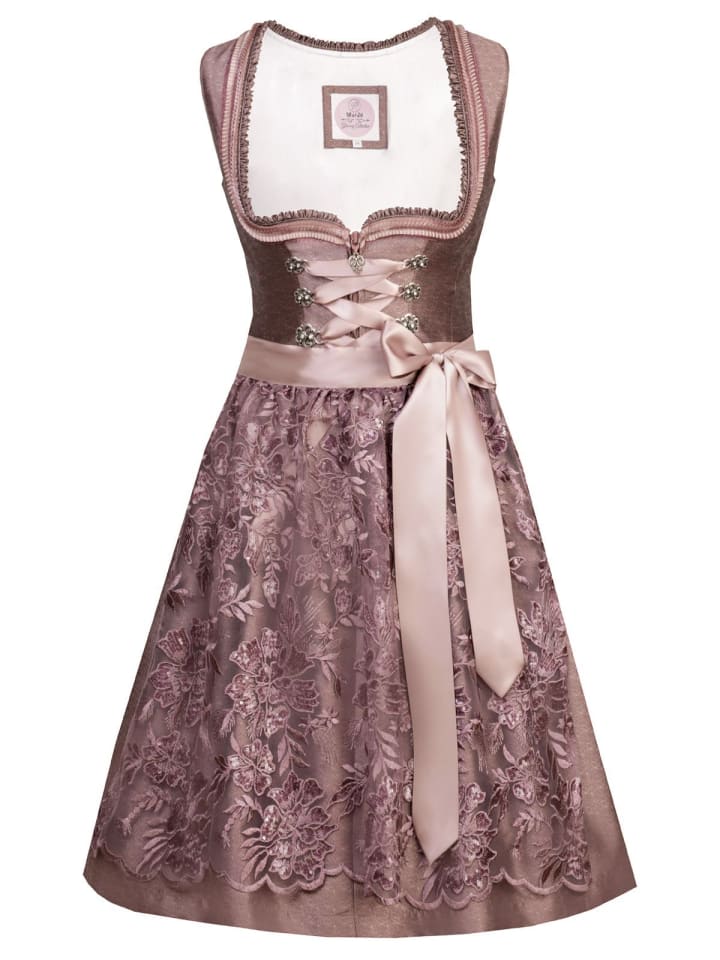 MarJo Dirndl METTE in aubergine günstig kaufen