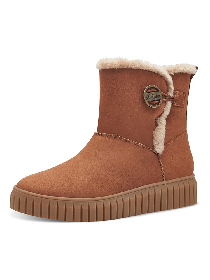 s.Oliver Boots in Hellbraun günstig kaufen
