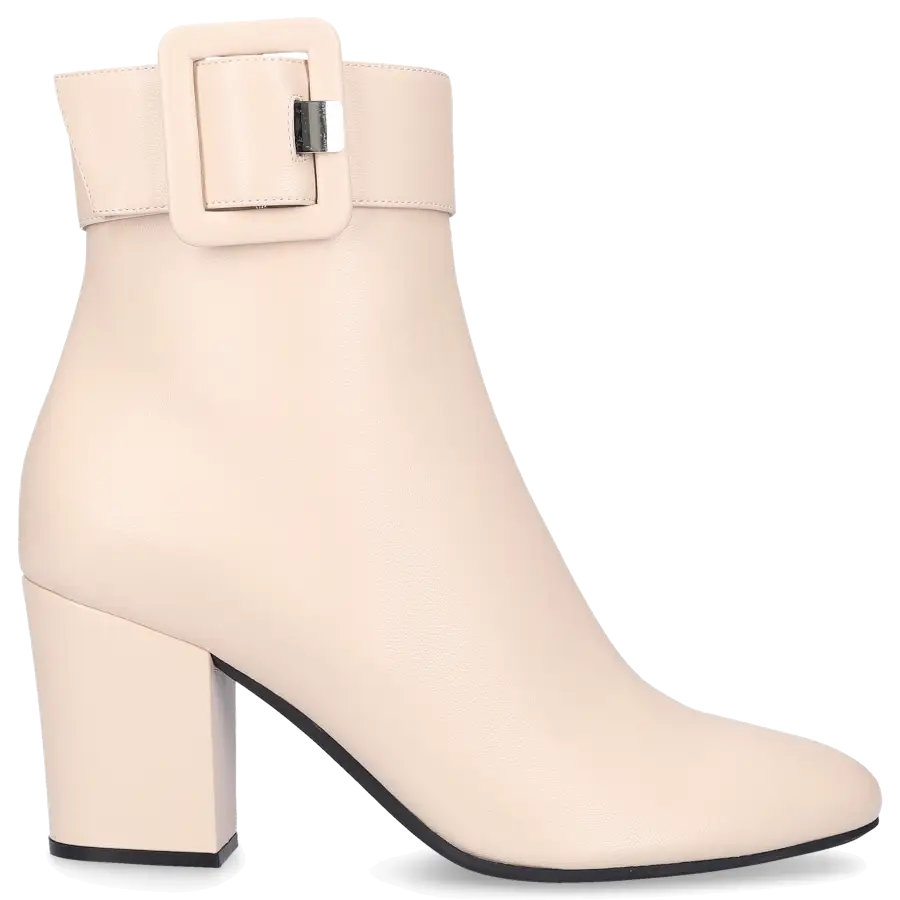 Sergio Rossi - Stiefeletten SR MIA 075 Nappaleder Logo beige - beige