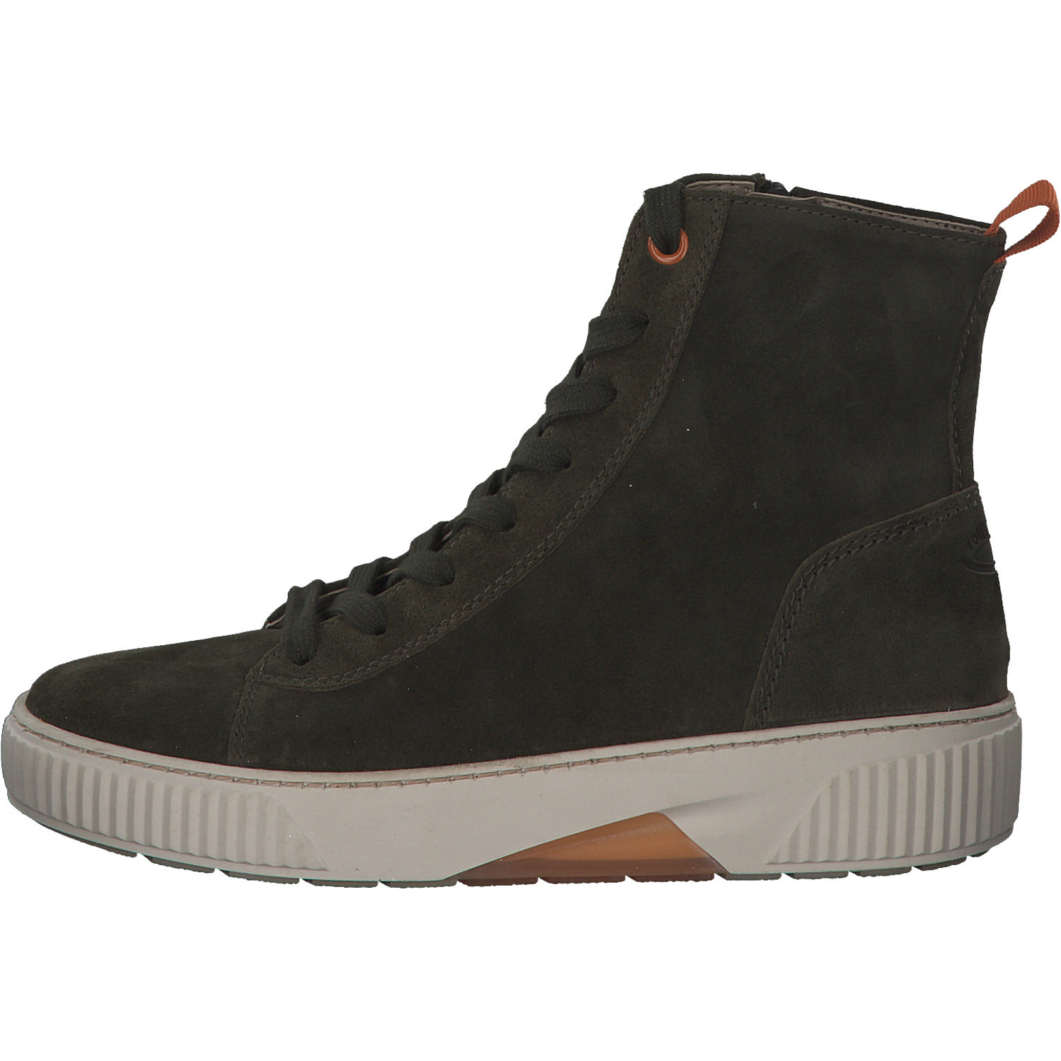Gabor 96.805, Schnürstiefeletten, Damen, bosco/orange