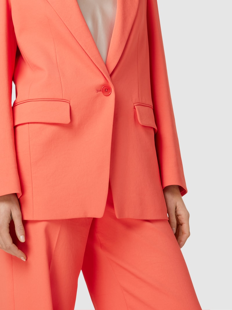 Blazer mit Pattentaschen Modell 'GLENDALE' in koralle