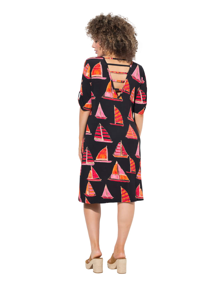 Ulla Popken Midikleid in schwarz günstig kaufen