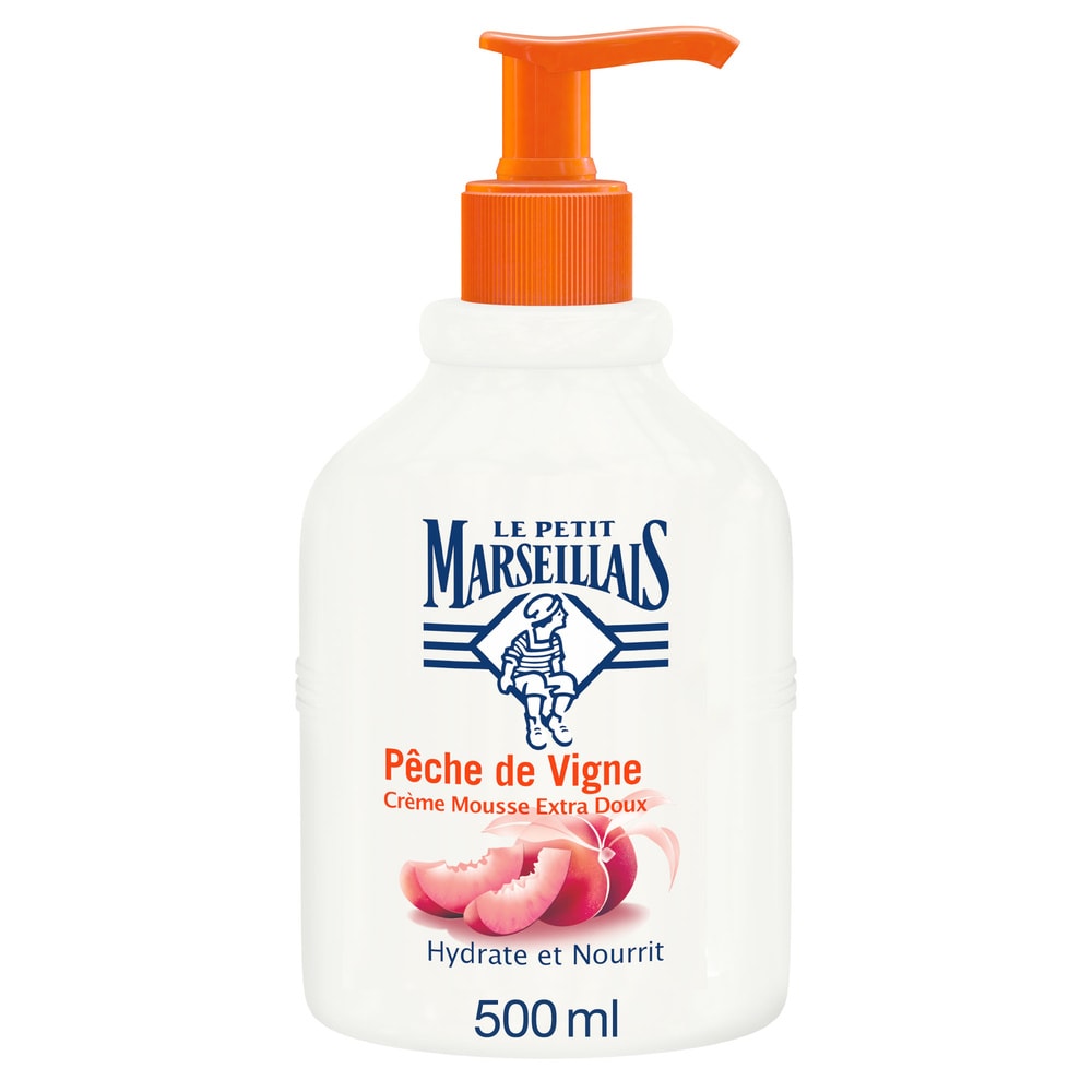 le petit marseillais Savon Liquide Pêche de Vigne, 500ml Savon