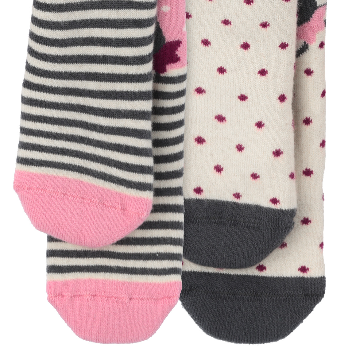 2 Baby Frottee-Strumpfhosen mit Pinguinen