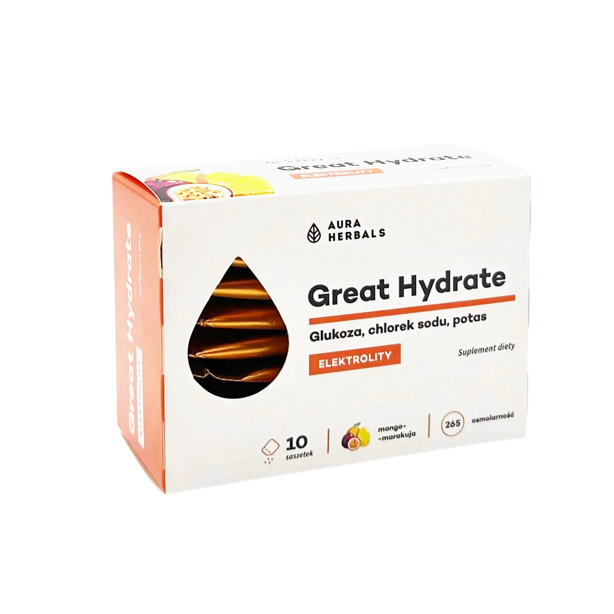 Aura Herbals Φακελάκια με μάνγκο και φρούτα του πάθους για υπέροχη ενυδάτωση