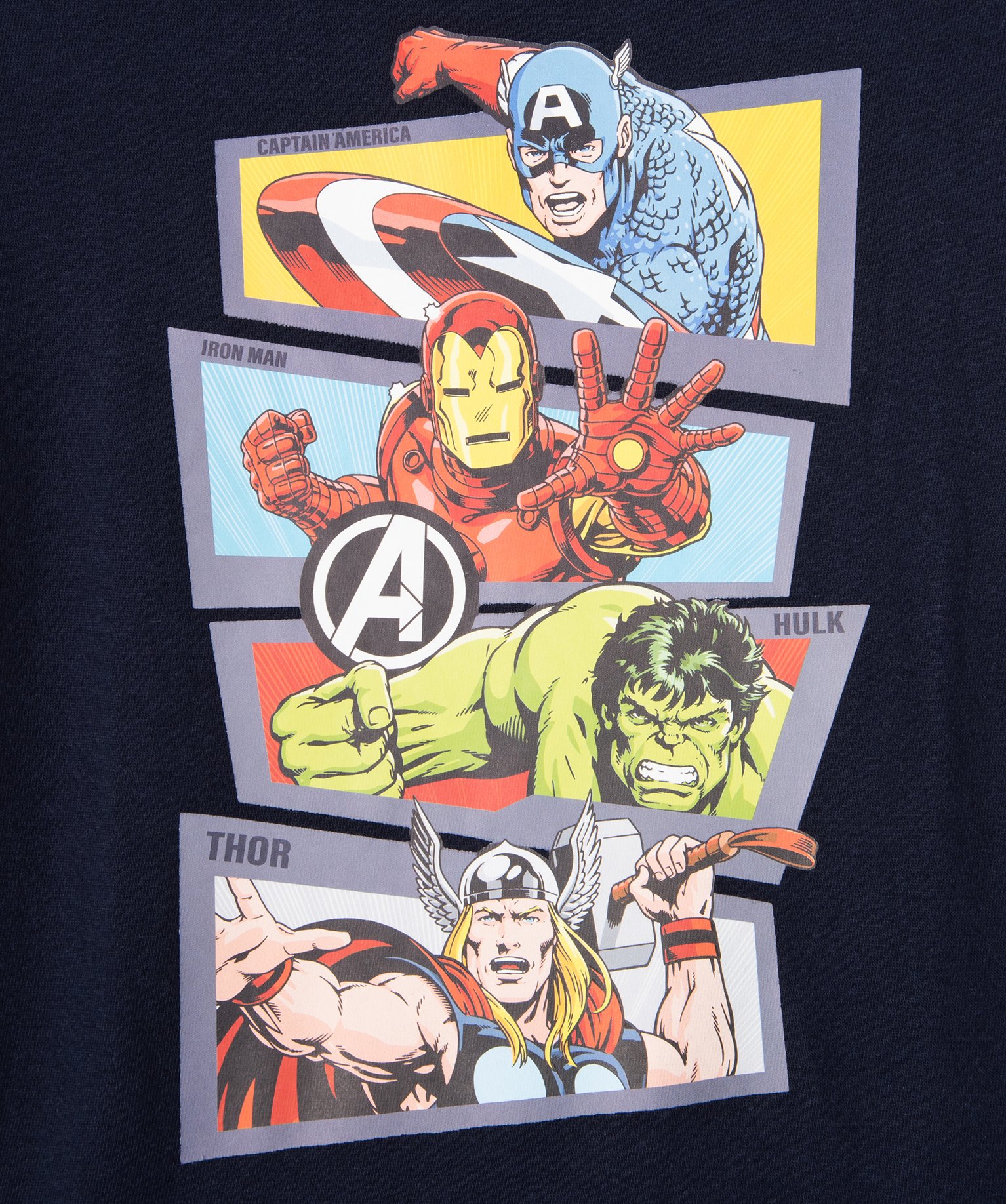 Tee-shirt à manches longues motifs Avengers Garçon - Marvel marine | GEMO