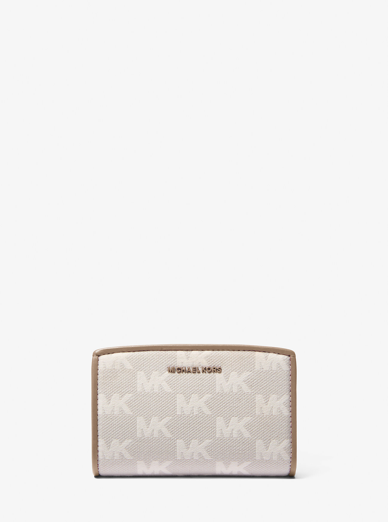 Bryant Medium Logo Jacquard Lommebok - BIRCH