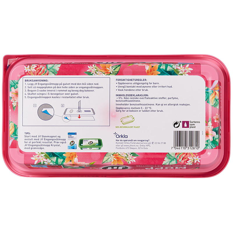 Jif Engangsmopp 10-pk Jif Sparkling Happiness