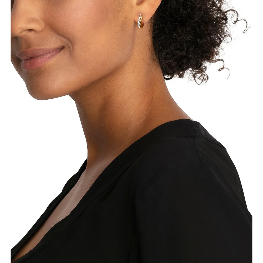 Valeria Créoles 585 Or jaune Boucles d'oreilles