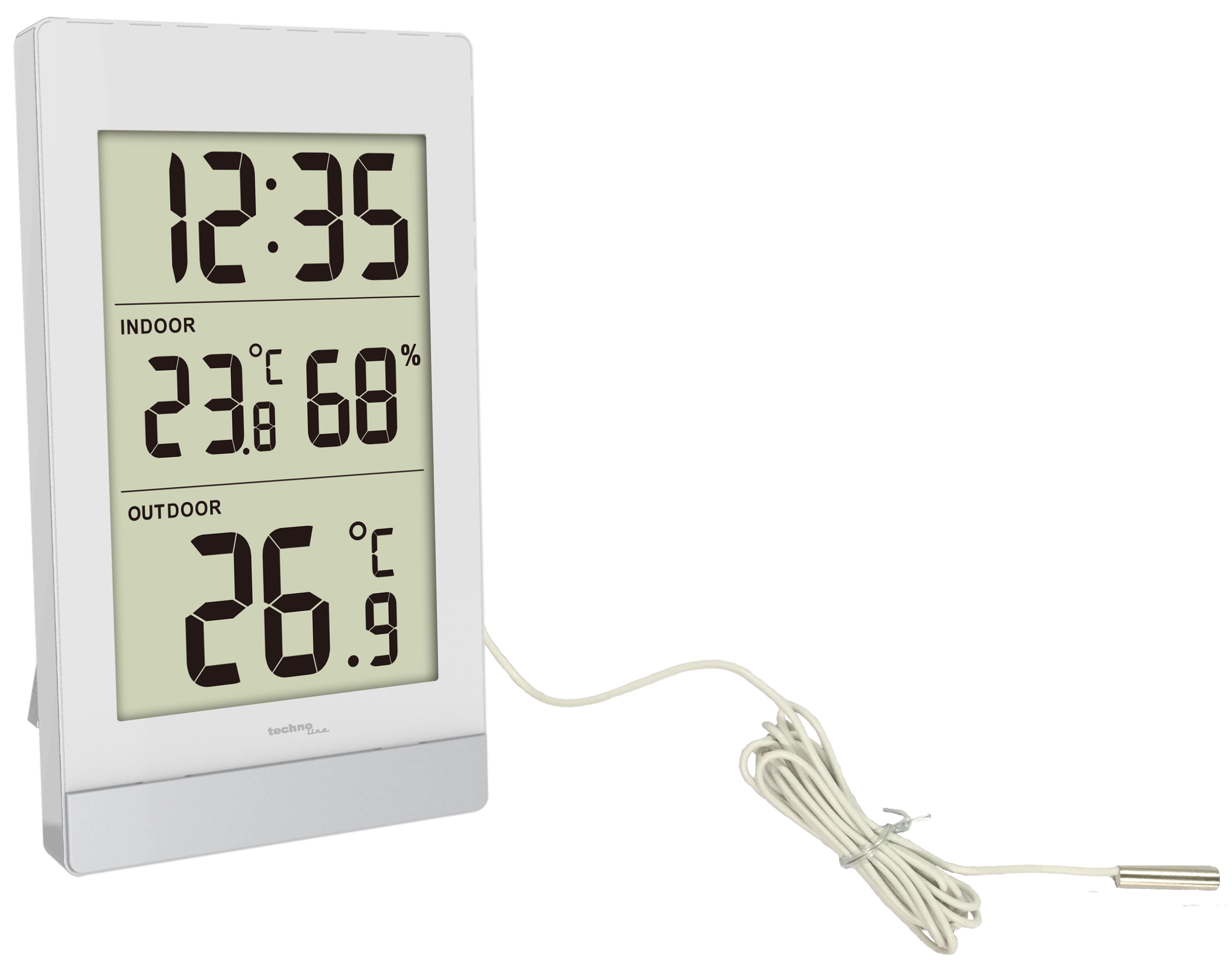 technoline WS 7039 Wetterstation (Außentemperaturmessung über Kabelsonde - 140cm)