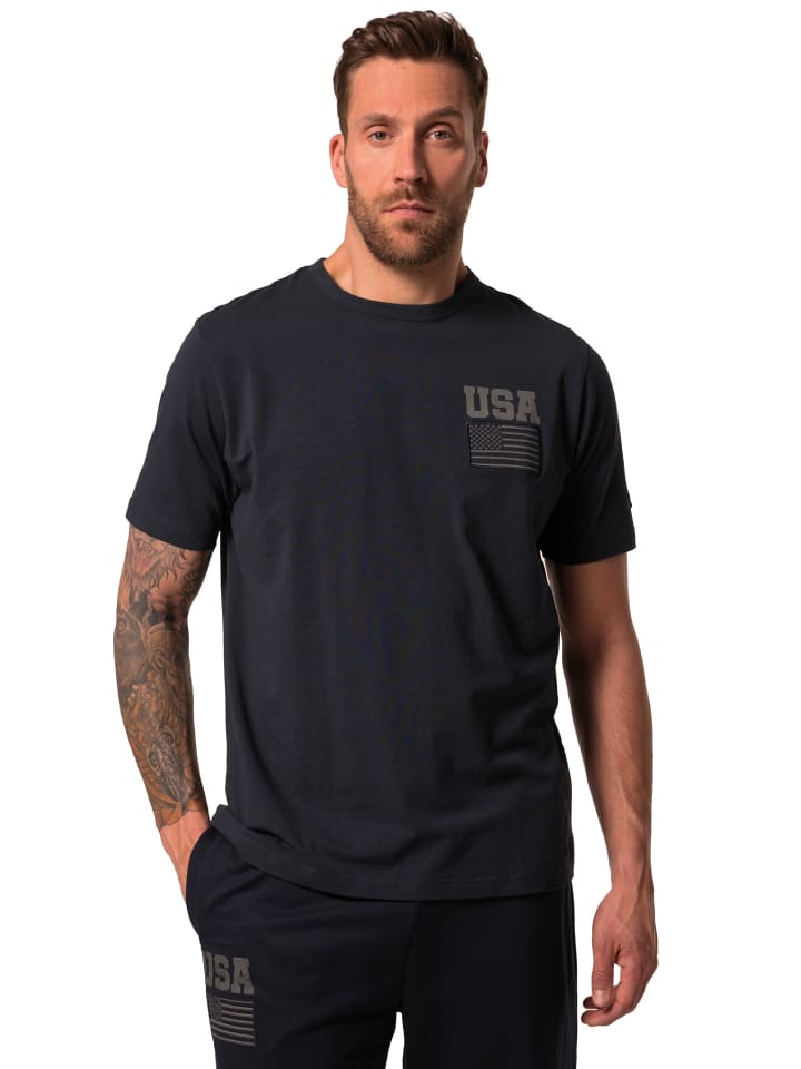 JP1880 Kurzarm T-Shirt in navy blau günstig kaufen