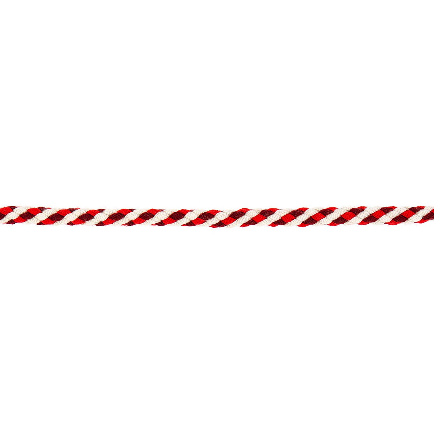 buttinette Kordel für Bekleidung, rot color, Ø 8 mm, Länge: 5 m