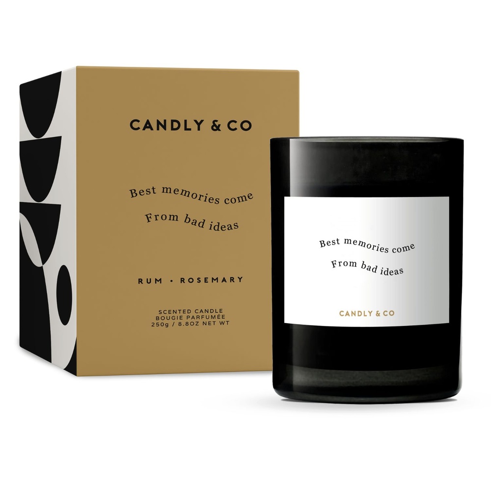 candly&co Bougie No.2 “Best memories come from bad ideas” Bougie