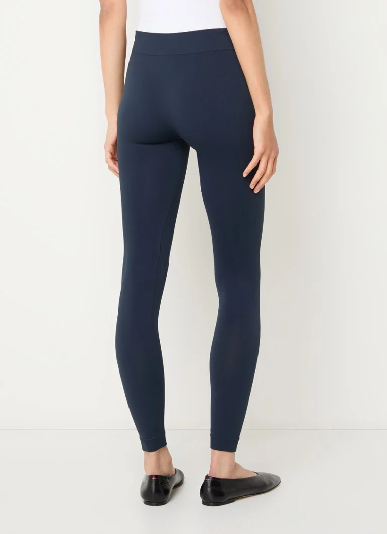 MaxMara Basilea high waist leggings with knitted-in logo