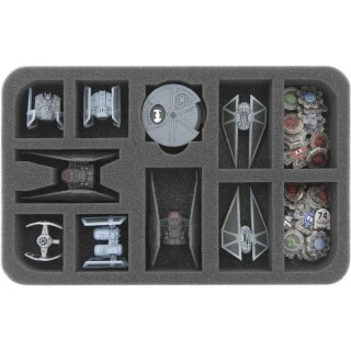 Feldherr Schaumstoffeinlage für Star Wars X-Wing TIE Silencer