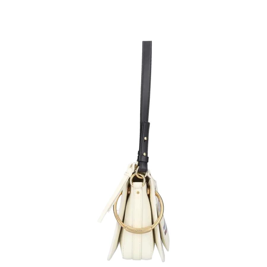 Chloé - Handtasche ROY Kalbsleder - weiß