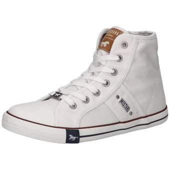 Mustang Sneaker High in weiß