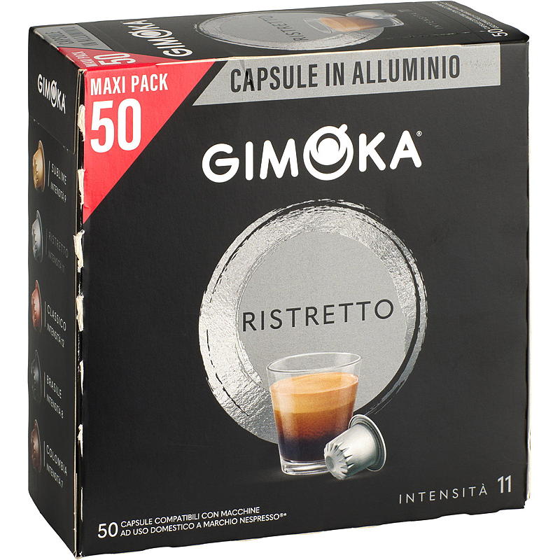 Gimoka Kaffekapsler 50 stk Ristretto