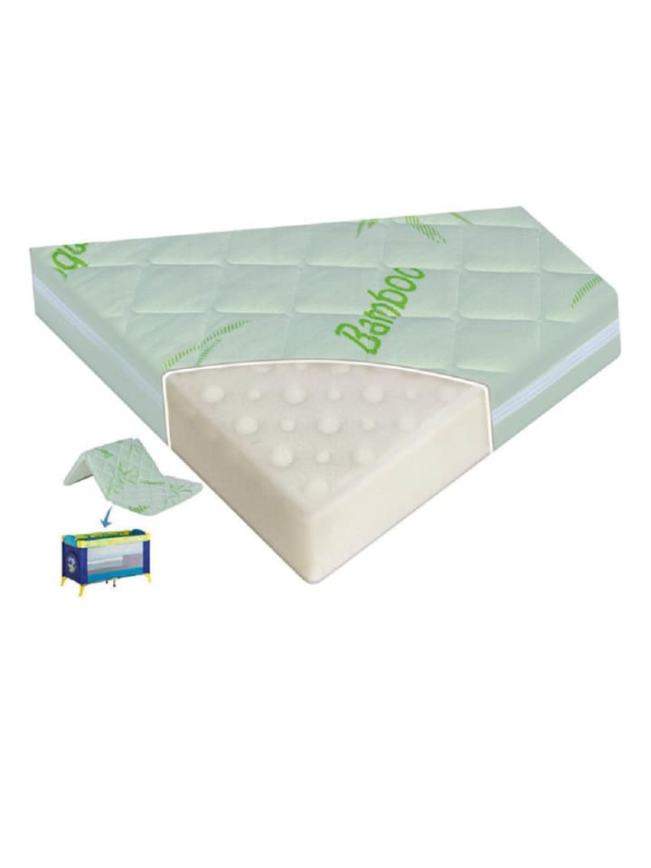 Lorelli Faltbare Matratze Air Comfort Bambus in grün günstig kaufen 60x120 cm