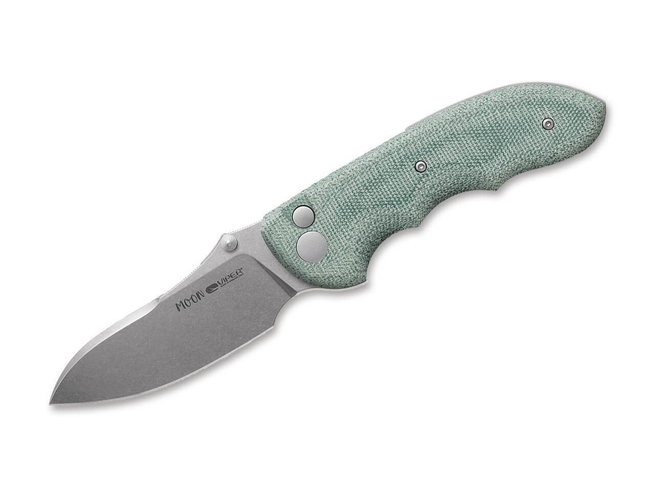 Moon Micarta Green