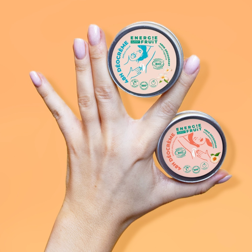 energie fruit DEOCREME | PECHE BLANCHE & EAU DE RIZ Déodorant crème