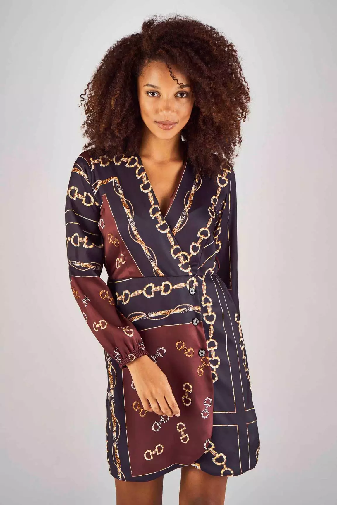 Clouds Of Fashion Robes Mi Longues Femme couleur bleu