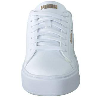 PUMA Smash Plattform v3 Laser Cut in weiß