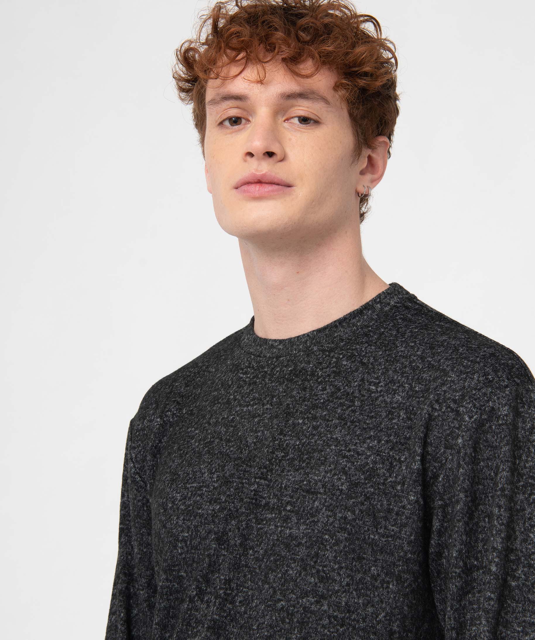 Pyjama en maille douillette homme gris | GEMO