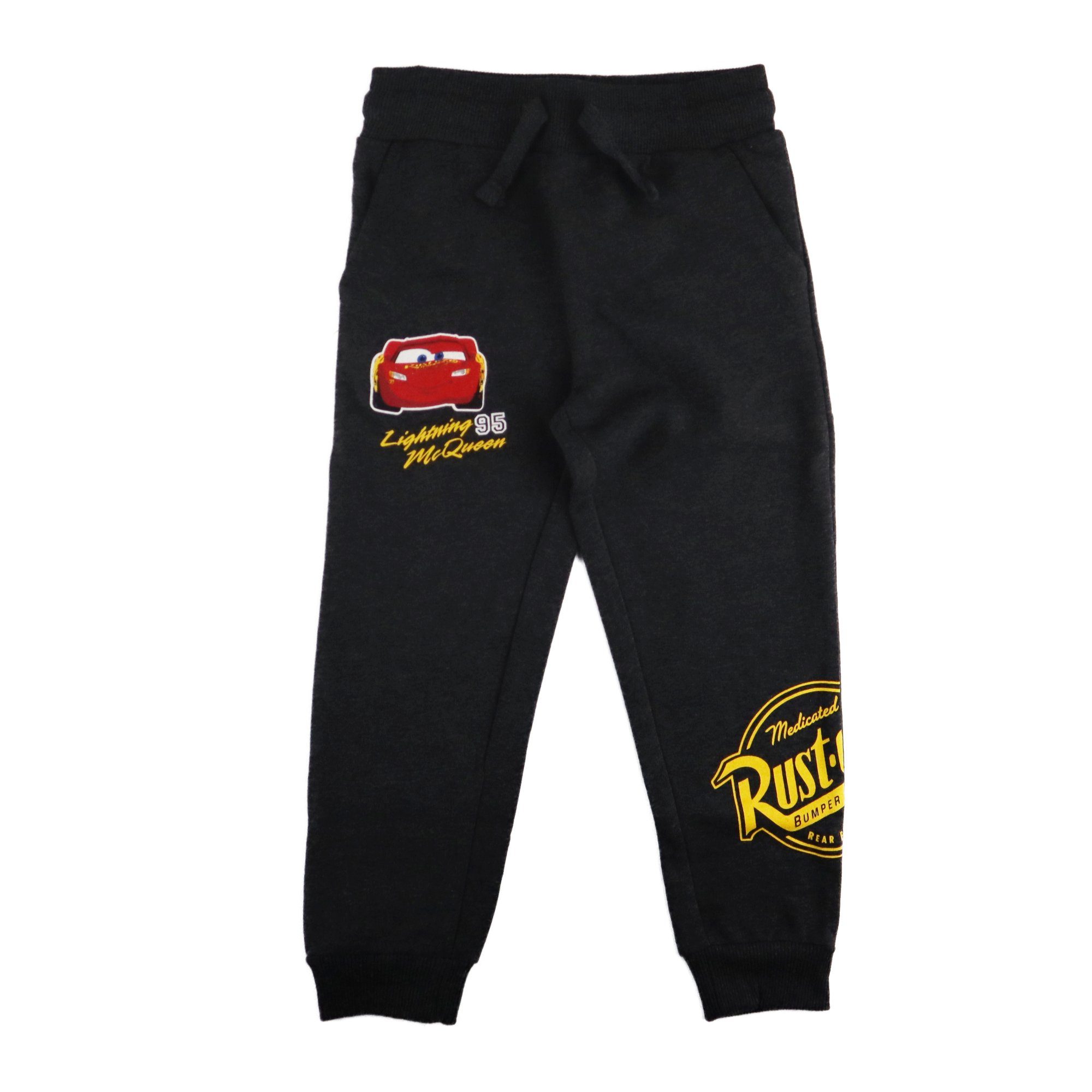 Cars Jogginghose  Cars Lightning McQueen Kinder Sporthose Gr. 98 bis 128, Rot oder Grau