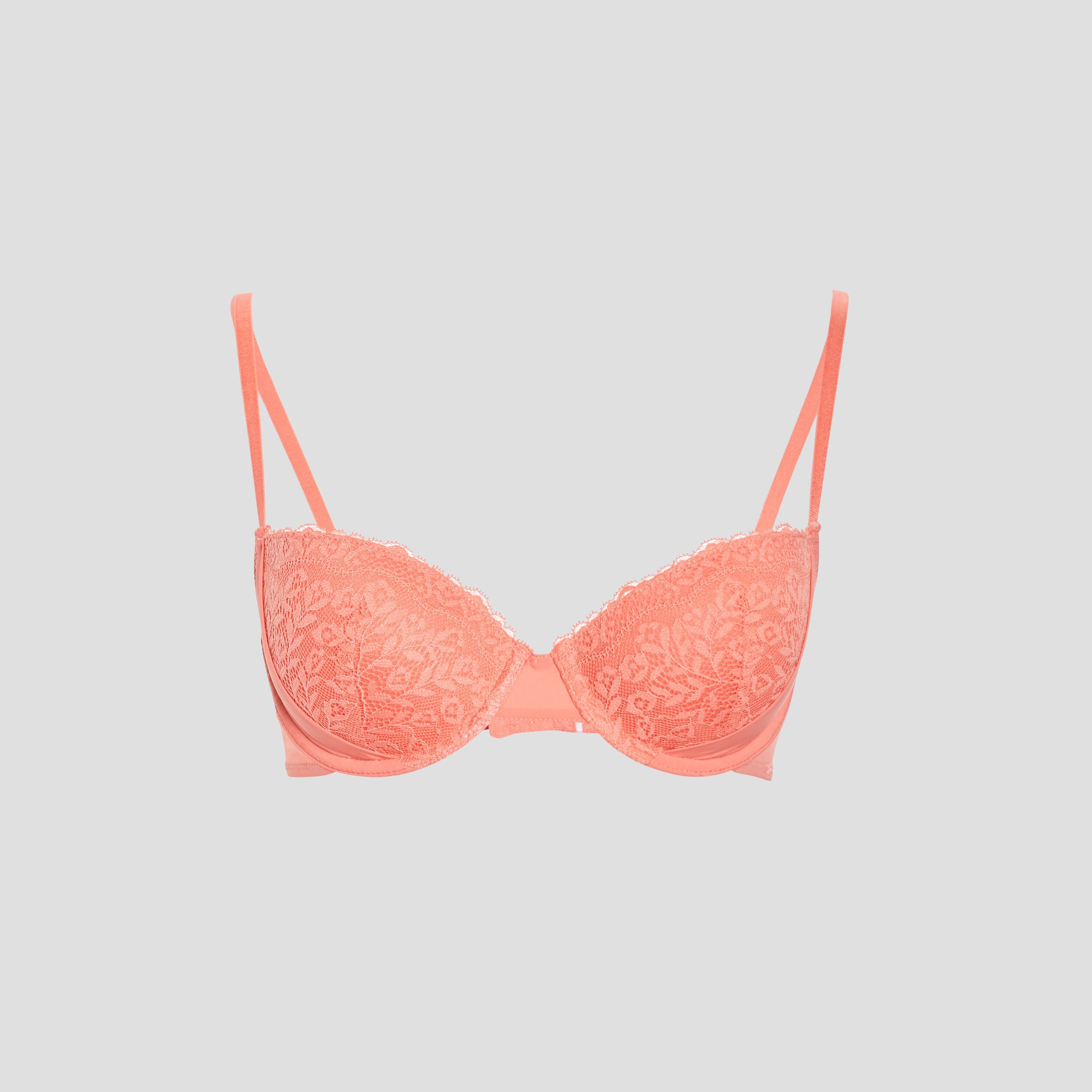 Soutien-gorge corbeille micro dentelle rose femme | La Halle
