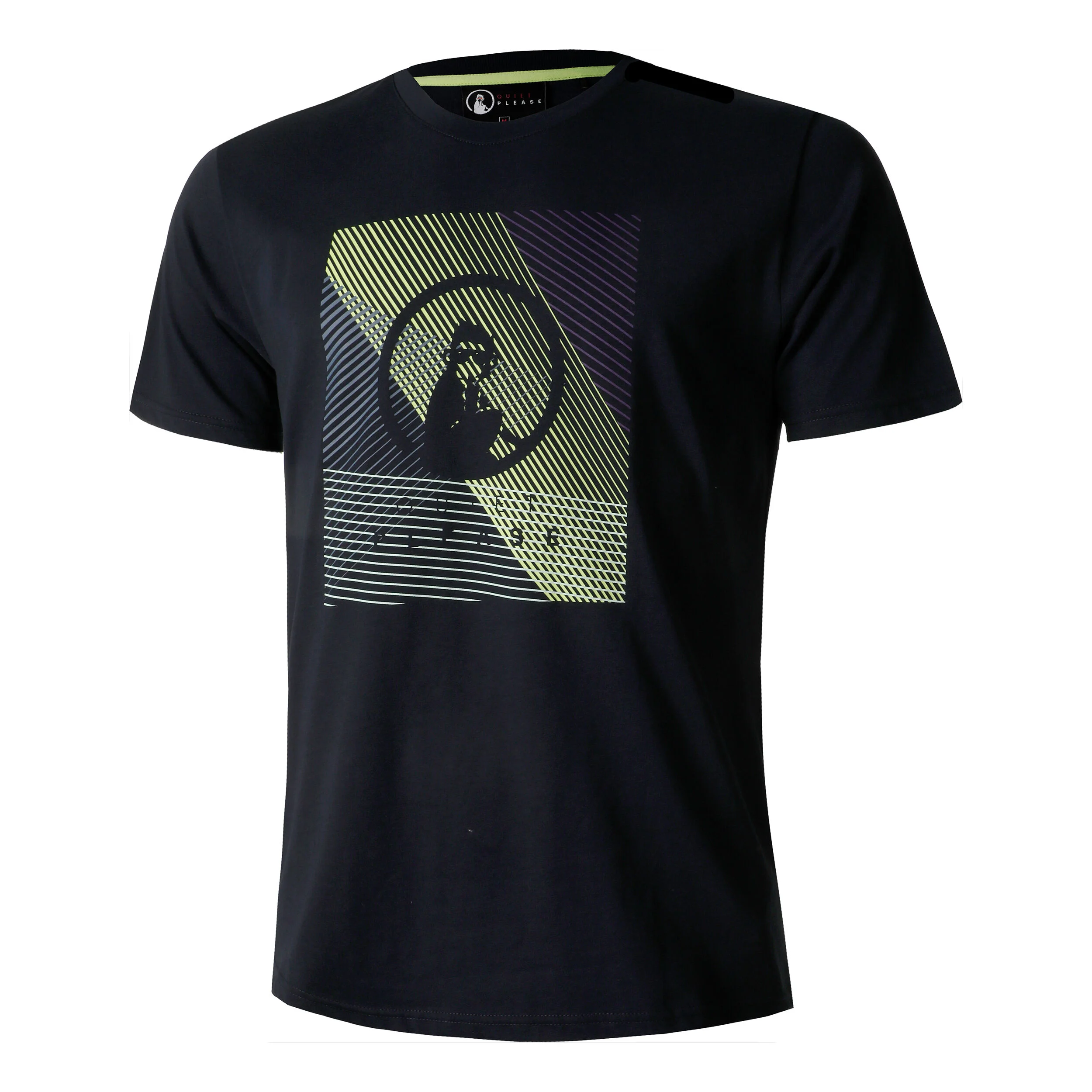 Linear T-Shirt Herren - Dunkelblau