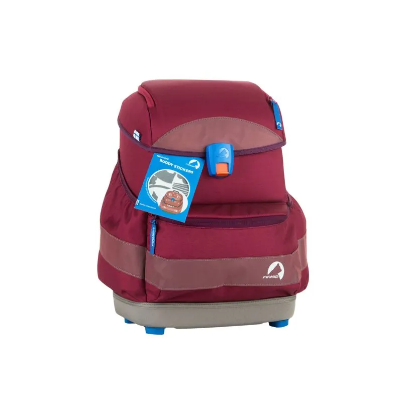 finkid BUDDY EKO SPORT 4tlg. Schulranzenset - wild berry\/purple