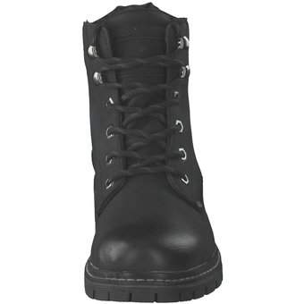 Tom Tailor Schnür Boots in schwarz