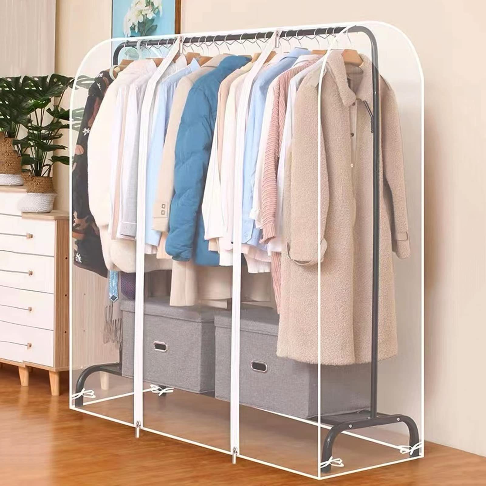 JOYOLEDER Kleidersack Hängende Kleidung staubdichte Abdeckung für Garderobe (1 St)