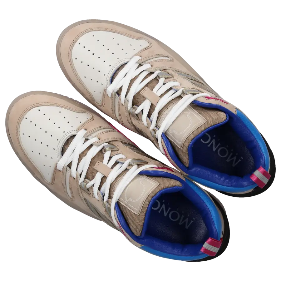 Moncler - Sneaker high PIVOT Nubukleder - beige