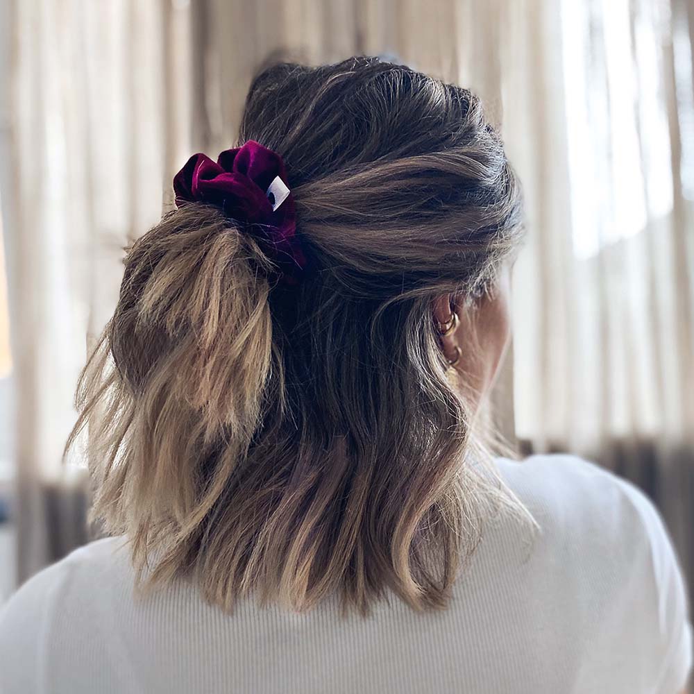 Bellody Original Scrunchie Bordeaux Red