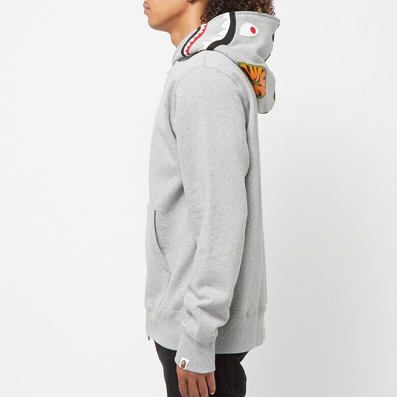 A Bathing Ape Shark Full Zip Hoodie M grey