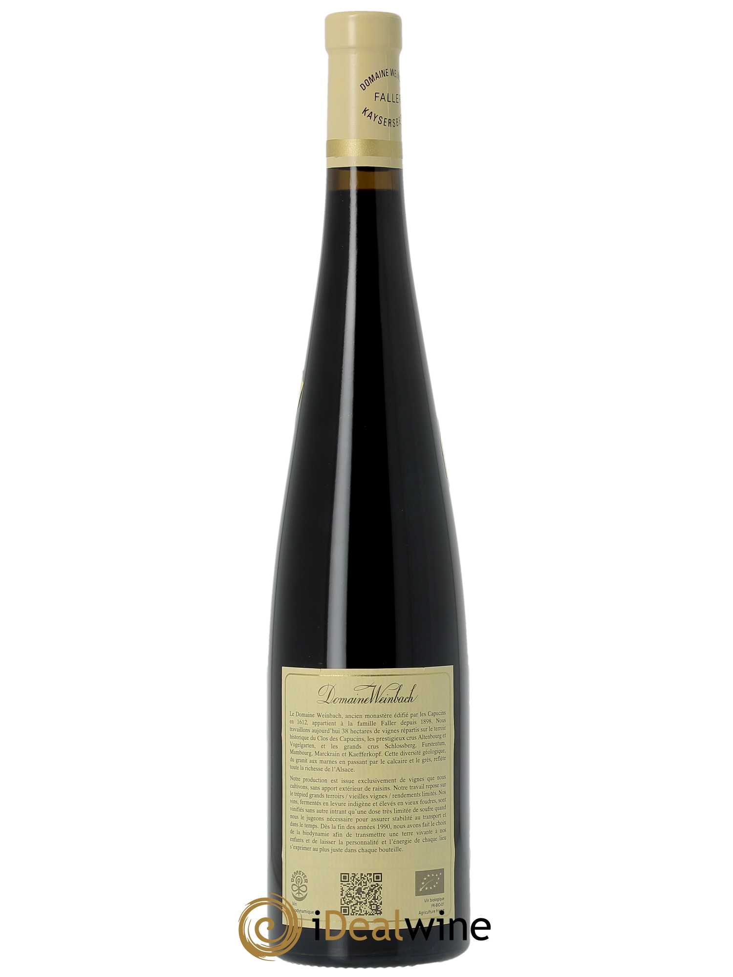 Alsace Pinot noir La Colline du Château Weinbach (Domaine)  2020 - Lot de 1 Bouteille
