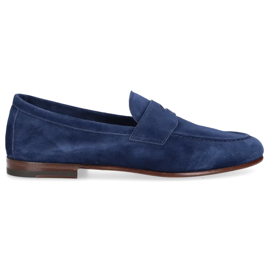 Henderson - Loafer 74400 Veloursleder - blau