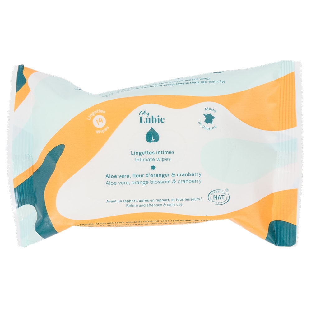 my lubie Lingettes intimes naturelles Hygiène intime